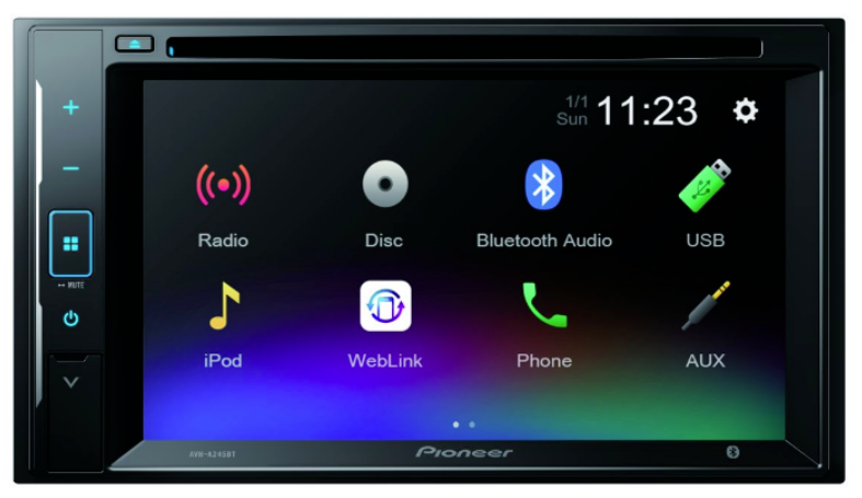 Pioneer AVH-A245BT — About Sound